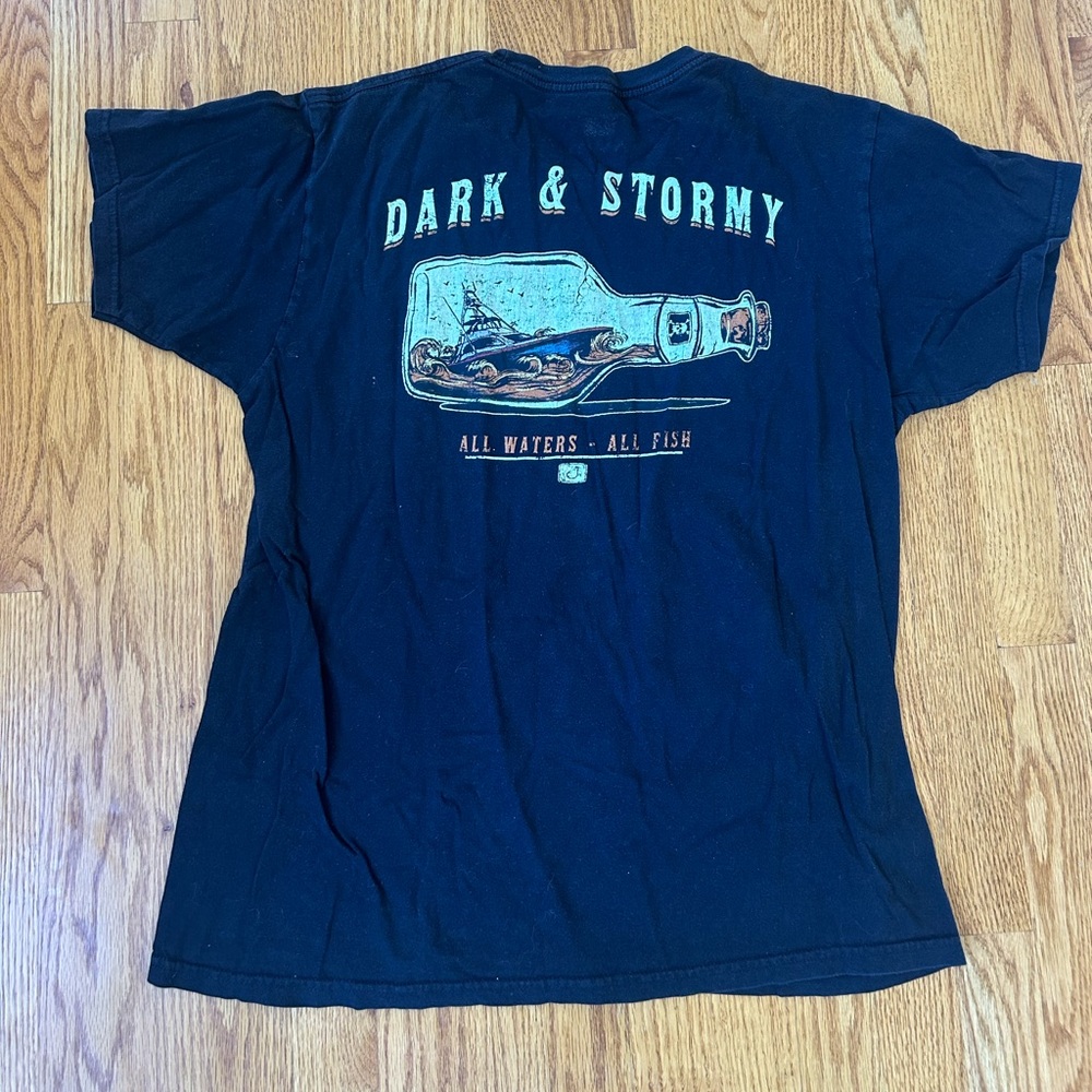 AVID Men's Black Crew Neck Short Sleeve Tee - Picture 2 of 2